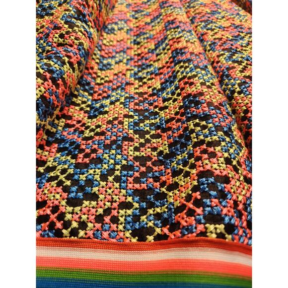 Tracy Reese Anthropologie Dress Size 6 Neon Bright Colors Spring Bold Print - Picture 12 of 16